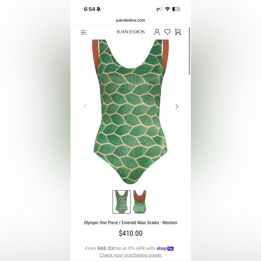 Juan de Dios one piece swimsuit ‘Olympic one’ - Picture 5 of 5